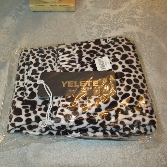 Black white Legging Panther One size - Picture 4 of 4